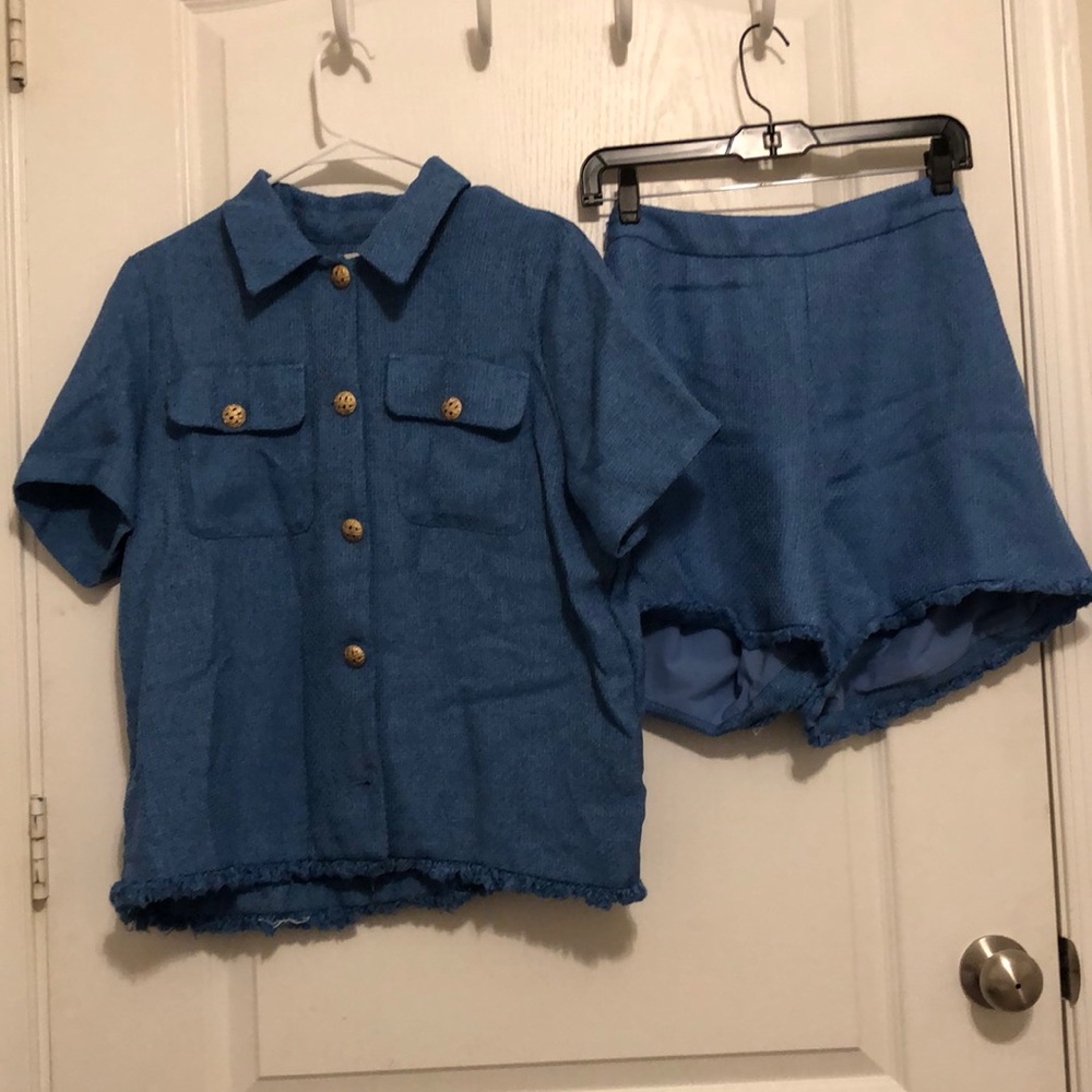 Top with Shorts set